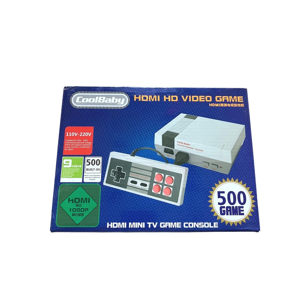 Cool Baby HDMI HD‎ Video Game Console Nintendo Classics 500 Games